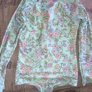 Girls one piece swimsuit from osh kosh like new